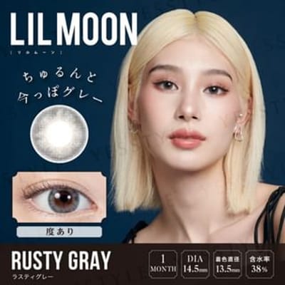 PIA - Lilmoon 1 Day Color Lens Rusty Gray 10 pcs P-0.00 (10 pcs)
