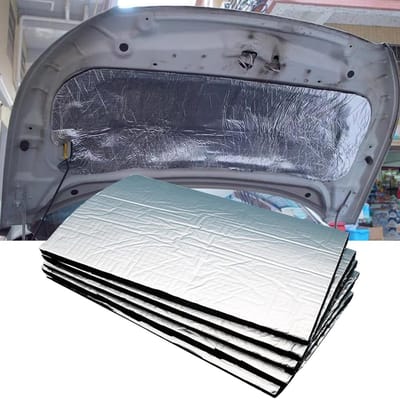 Geluiddempende Mat, Isolatie Warmte Pads, Auto Geluidsisolatie, Vermindert Weg- en Motorvibraties, Verbeter Uw Rijdervaring, 5 Stuks, Ideaal voor Geluidsreductie en Comfort