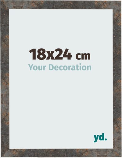 Your Decoration - Fotolijst 18x24 cm - MDF - Geoxideerd Metaal - Bologna