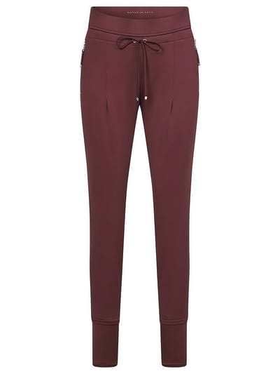 Broek model Candy O. Van Raffaello Rossi rood