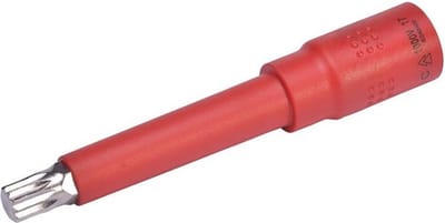 SW-Stahl 05924L-M10 dopsleutelinzet 3/8 inch I voor geïsoleerde VDE-ratel I binnenspline bitinzet