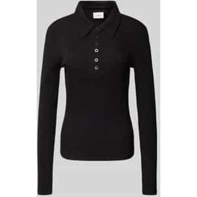 Shirt met lange mouwen en polokraag, model 'drew'