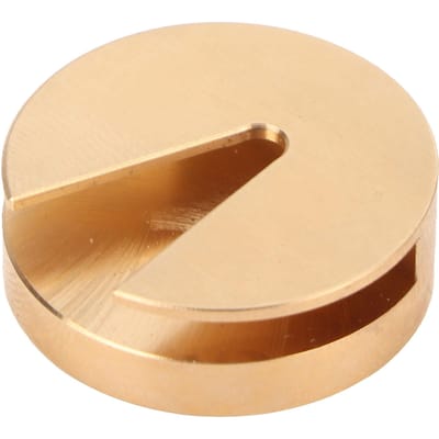 U-vormige basis voor het reinigen van het balanswiel van een horloge, puur koper, roestvrij, professioneel horlogereparatiegereedschap. beige