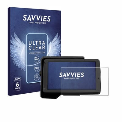 Savvies - Screenprotector voor BMW R 1250R S Navigator V 5" - Folie Beschermfolie transparant 6 Stuks