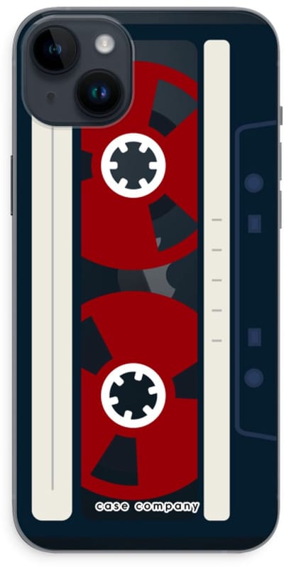 Case Company® - Hoesje geschikt voor iPhone 14 Plus hoesje - Here's your tape - Soft Cover Telefoonhoesje - Bescherming aan alle Kanten en Schermrand