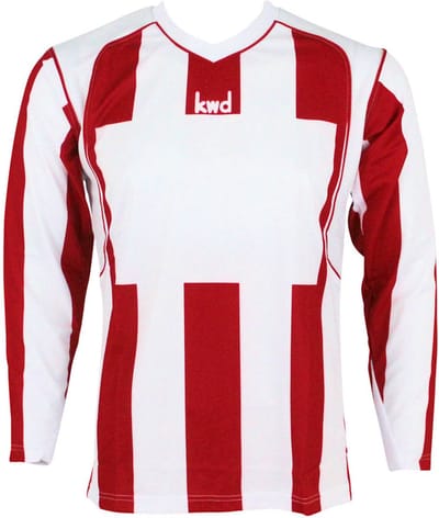 KWD Shirt Napels Nieuw lm, mt XL, rood/wit