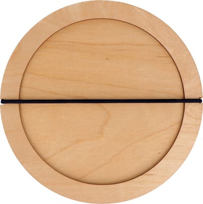 Artemio 16 cm rond houten macramé sjabloon