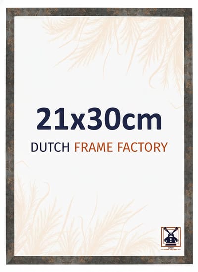 Fotolijst 21x30 cm - MDF - Geoxideerd Metaal - Benno