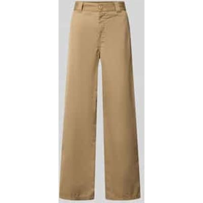 loose straight fit broek met steekzakken