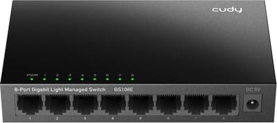 8-poorts Gigabit Netwerk Switch - Eenvoudig Beheerd met VLAN en QoS