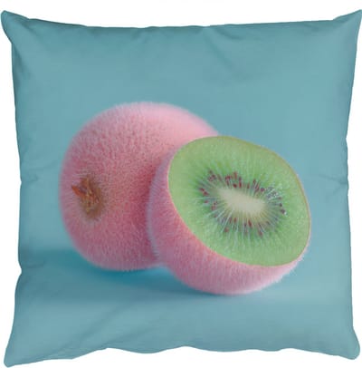Sierkussens - Kussentjes Woonkamer - 50x50 cm - Kiwi - Blauw - Surrealistisch