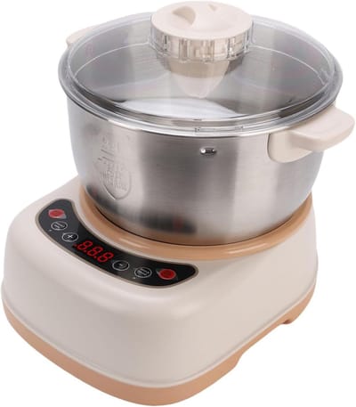 Elektrische Deegmaker - Automatische Mixer - Brood Bakken - Met Fermentatie - 5 Liter Kom - Wit