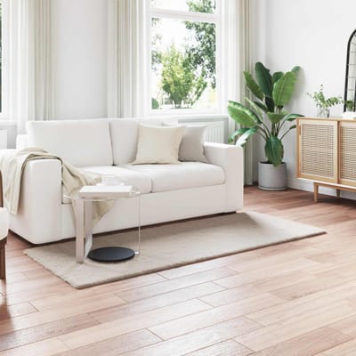 vidaXL - Antislip - vloerkleed - van - imitatie - konijnenbont - OLITE - Beige