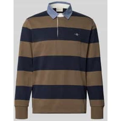 Gant Polo lange mouwen heren Bruin Klassieke Heavy Rugger 2004083/260