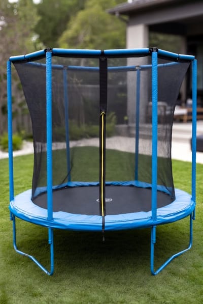 Universeel UV-bestendig Trampoline Veiligheidsnet Vervangingsnet 6–16 ft – Scheurbestendig PE Trampoline Net met Rits- en Gespsluiting, Weerbestendig Outdoor Beschermnet voor Extra Veiligheid | medahomestore