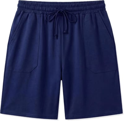 Pyjamabroek Heren Kort - Slaapbroek Loungebroek - Comfortabel Ontspannen - Zachte Katoenmix - Met Zakken - Diverse Kleuren