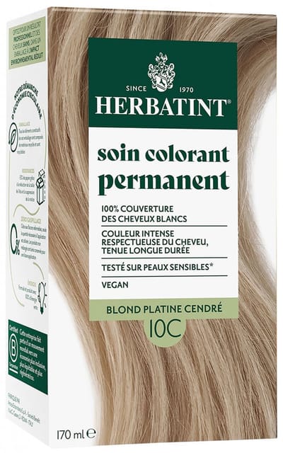 Herbatint Permanente Kleurverzorging 170 ml (Kleuren : 10C platina asblond)
