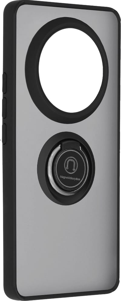 Hoesje geschikt voor Realme 12 Pro/12 Pro Plus - Techsuit Glinth Back Cover met ring en magneet - Zwart