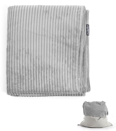 Zitzakhoes ‘Das Kuschelcover’ van corduroy, indoor hoes voor zitzak of fauteuil in grijs
