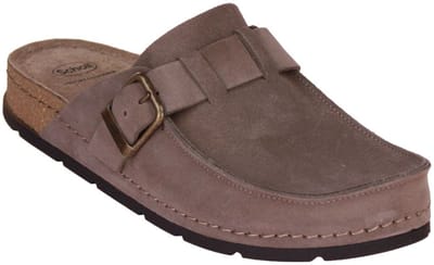 Klomp Scholl Men Bora Moccasin Taupe-Schoenmaat 42