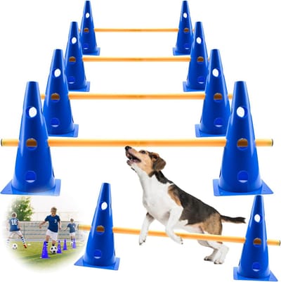 Honden Behendigheidsset met Horden en Kegels voor Training