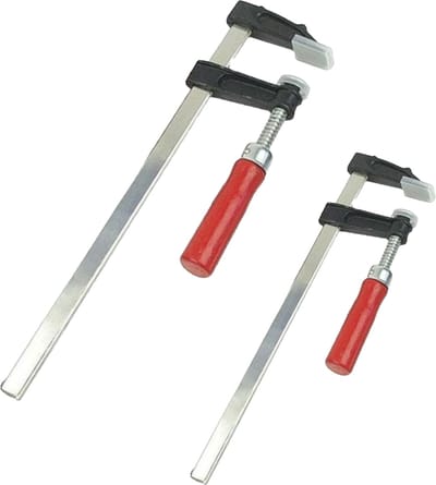 Snelspan lijmklemmen set - 4x - verzinkt staal - bereik 150 en 200 mm - lijmtang