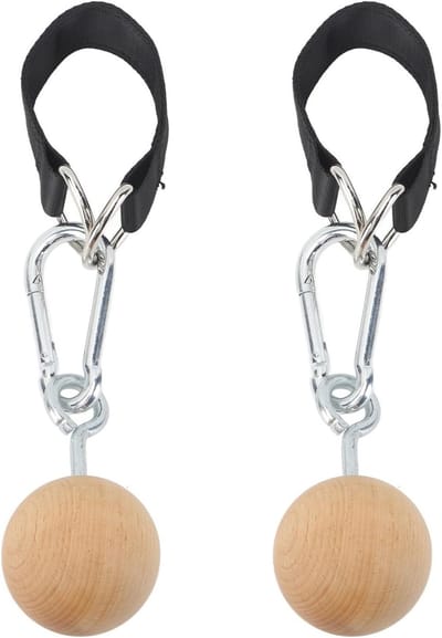 Houten Pull-Up Ball Arm Krachttrainer voor Thuisgym, Draagbaar Fitness Accessoire voor Spieropbouw en Training