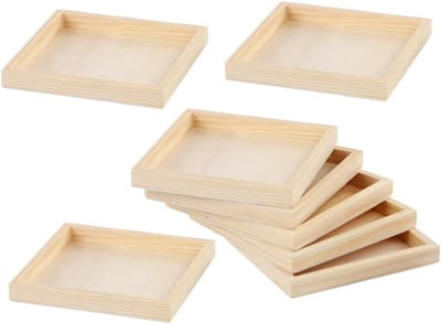 Puzzel Organizer - Sorteren Opslaan - Gezinsinteractie - Onderscheidend Ontwerp - 13.70X13.70X1.50CM - Lichtgeel