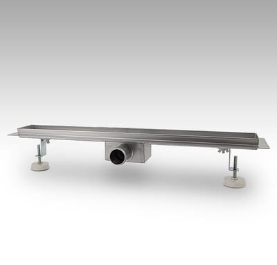 BITUXX - Douchegoot - Afvoerput - met sifonstrips - 90cm - RVS