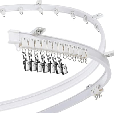 Gordijnroede voor Plafond - Flexibele en Rechte Houder voor Raamdecoratie en Ruimteverdeler - 5 Meter