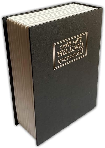 Boekenkluis - Geldcassette Boek - Waardevolle Spullen - Verborgen Inhoud - 18 x 11.5 cm - Zwart