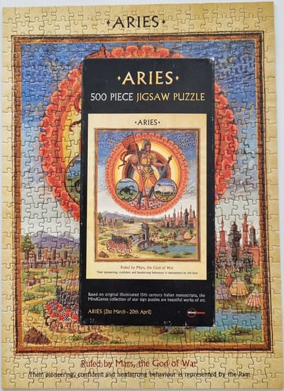 Mind Games Legpuzzel 500 stukjes - Aries 21 Maart / 20 April - Astrologie Puzzel