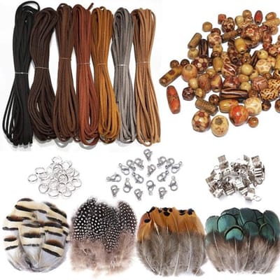 Allecto - Leren Veters Set - 437-delige Doe-het-zelf Set - Kleurrijk