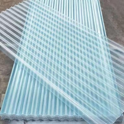 Gegolfde Dakplaten - Glasvezel Panel - Dakbedekking - Vlamvertragend - 2 mm dik - Helder