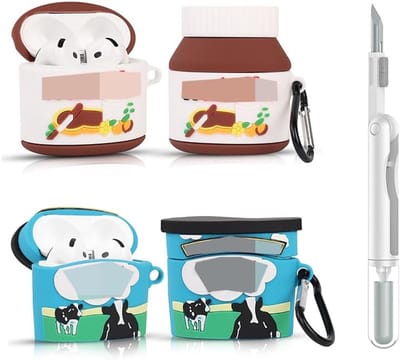 Beschermhoes Oortelefoons - Draadloze Oordopjes Cover - Dagelijkse Bescherming - Inclusief Schoonmaak Kit - Compact Ontwerp - Meerdere Kleuren