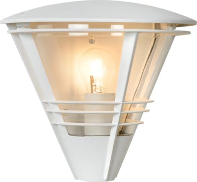 Lucide LIVIA - Wandlamp Binnen/Buiten - 1xE27 - IP44 - Wit