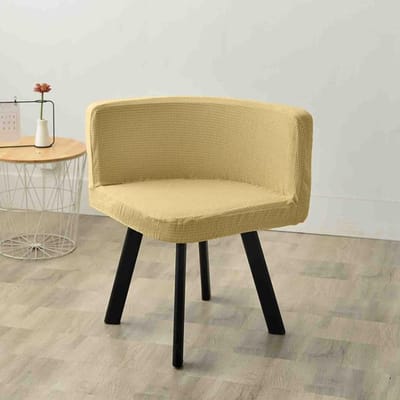 1 stuk Polar Fleece Stoffen Stoelhoes Wasbare Stoelhoezen Driehoekige Zittingshoes Stretch Bar Zittinghoes Voor Thuis 1 Piece beige