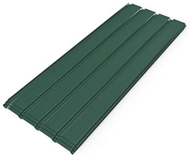 Metalen Dakplaten 12 Stuks - Trapeziumvormige Golfplaten voor Garage, Carport en Schuur - 6 m², Groen