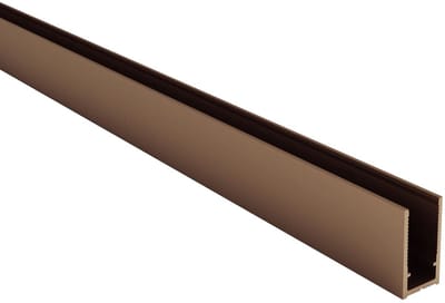 Aloni muurprofiel voor douchewand – 200 cm – geborsteld koper