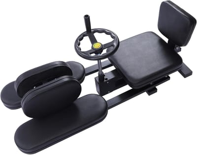 Beentrainer - Beenspreider Split Machine - Flexibiliteit Training - 180 Graden Strekking - Draagvermogen 100 kg - Zwart