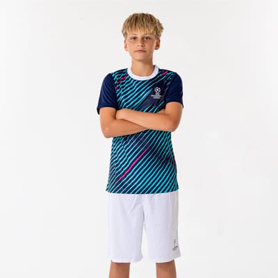 Champions League Voetbaltenue Kinderen - Maat 116 t/m 164 - Sportkledingset - Voetbalshirt & Broekje - Jongens & Meisjes - Officiële UEFA Merchandise