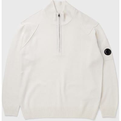 LAMBSWOOL GRS HALF ZIP SWEATER