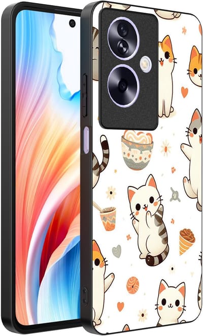 Smartphonica Telefoonhoesje Geschikt voor Oppo A2 - Oppo A79 met katten opdruk - TPU backcover case cat design geschikt voor Oppo A2;Oppo A79