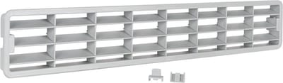 Nedco BV Plintrooster 458x75mm PS, kunststof lichtgrijs