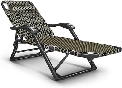 Opvouwbare Ligstoel - Tuinstoel Relax - Buiten Ontspannen - Zware Belasting - 200 kg - Geel