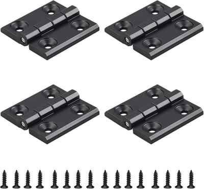 4 Stuks - Mini Scharnieren - Deurscharnier - Meubelscharnier - Deur- en raamscharnieren - Kastscharnier