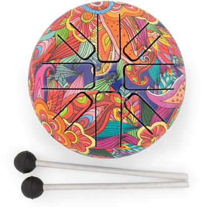 Small Hapi Drum Psychedelic- 13x9cm