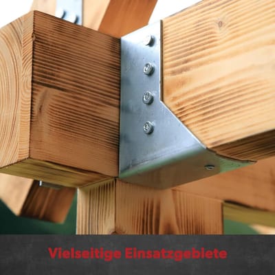 Balkenschoen Type B - Paalschoen Houtverbinder - Houtconstructies Verstevigen - Sendzimir Verzinkt Staal - 100 x 140 mm - Staal