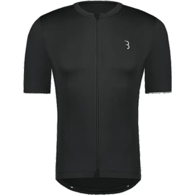 BBB Cycling Essence Fietsshirt Heren Korte Mouw - 15-25 °C - Ademend MTB en Wielrenshirt met 3 Achterzakken - Zwart