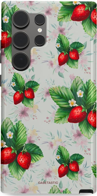 Casetastic Hoesje Geschikt voor Samsung S24 Ultra - Stijlvolle Beschermende Duo-layer Case - Rosales